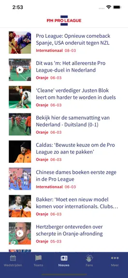 Game screenshot FIH Pro League NED hack