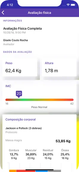 Game screenshot Hubfit Aluno apk