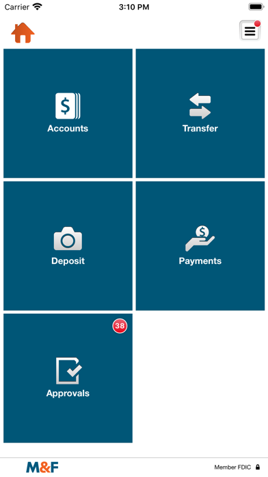 M&F Bank Mobiliti Business Screenshot