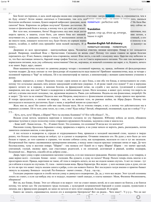 Verbole Russian iPad screenshot 5 - Education app