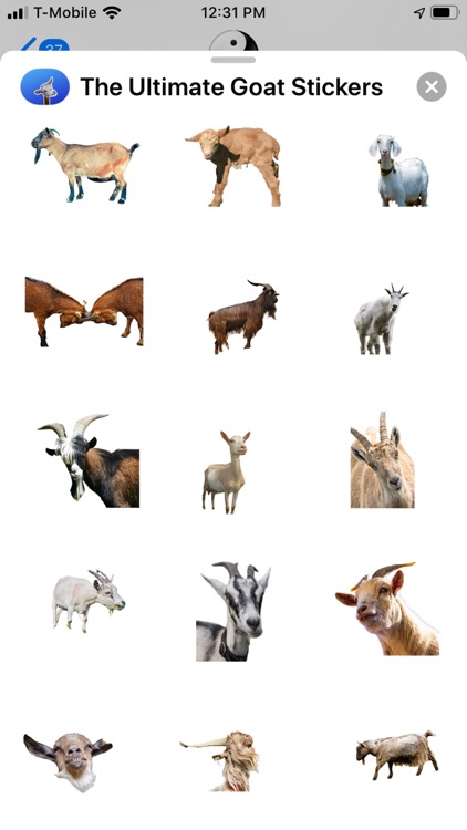 The Ultimate Goat Stickers