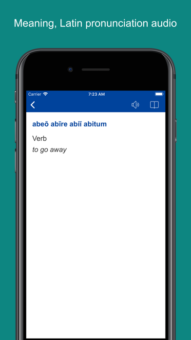 Latin Core Vocabulary Screenshot