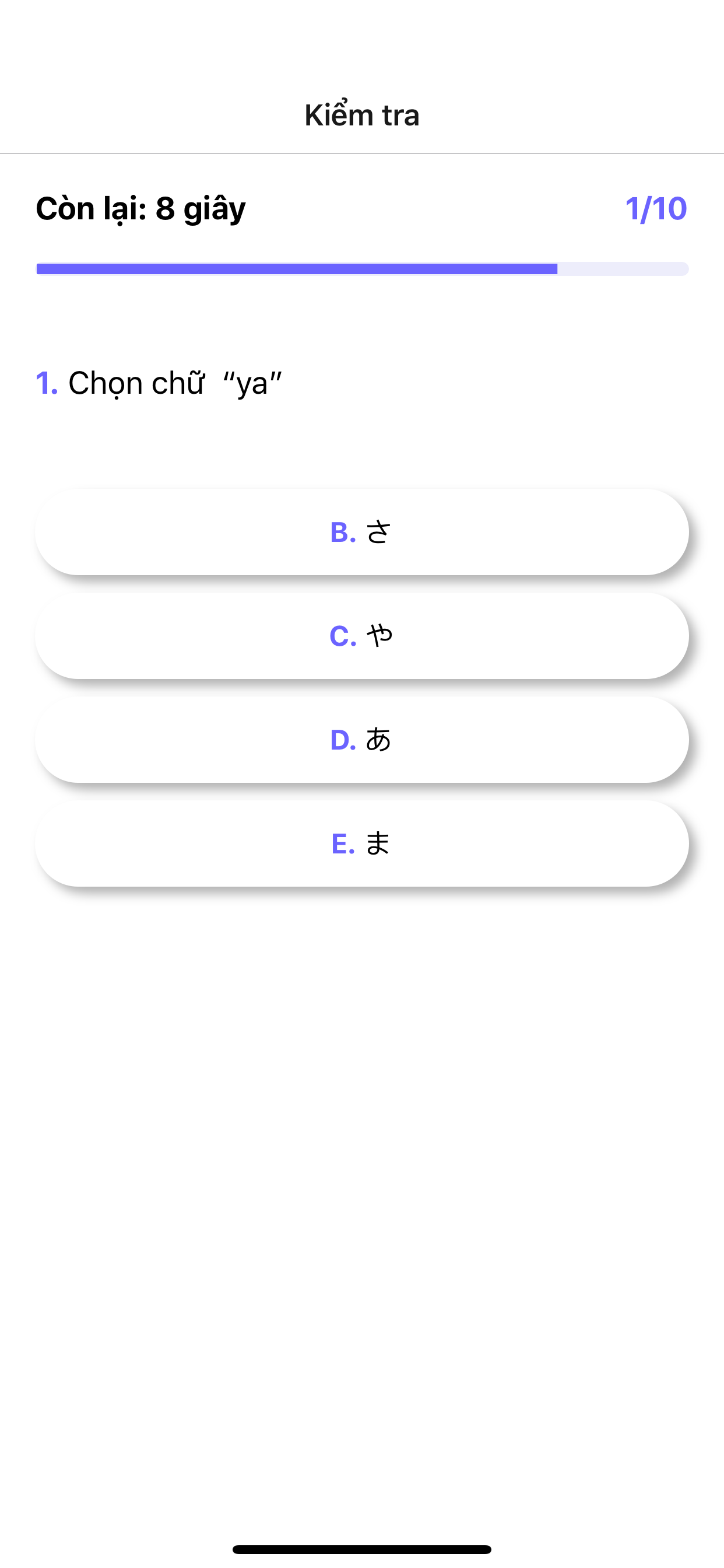 Học tiếng Nhật - Elearning screenshot 3