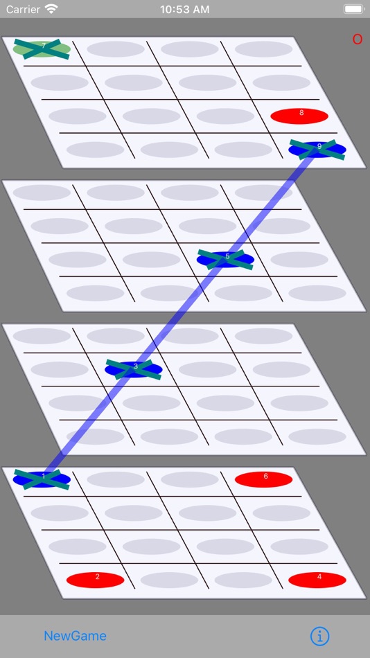 #2. XOCubed (3D Tic Tac Toe) (iOS) 由: HotPaw Productions