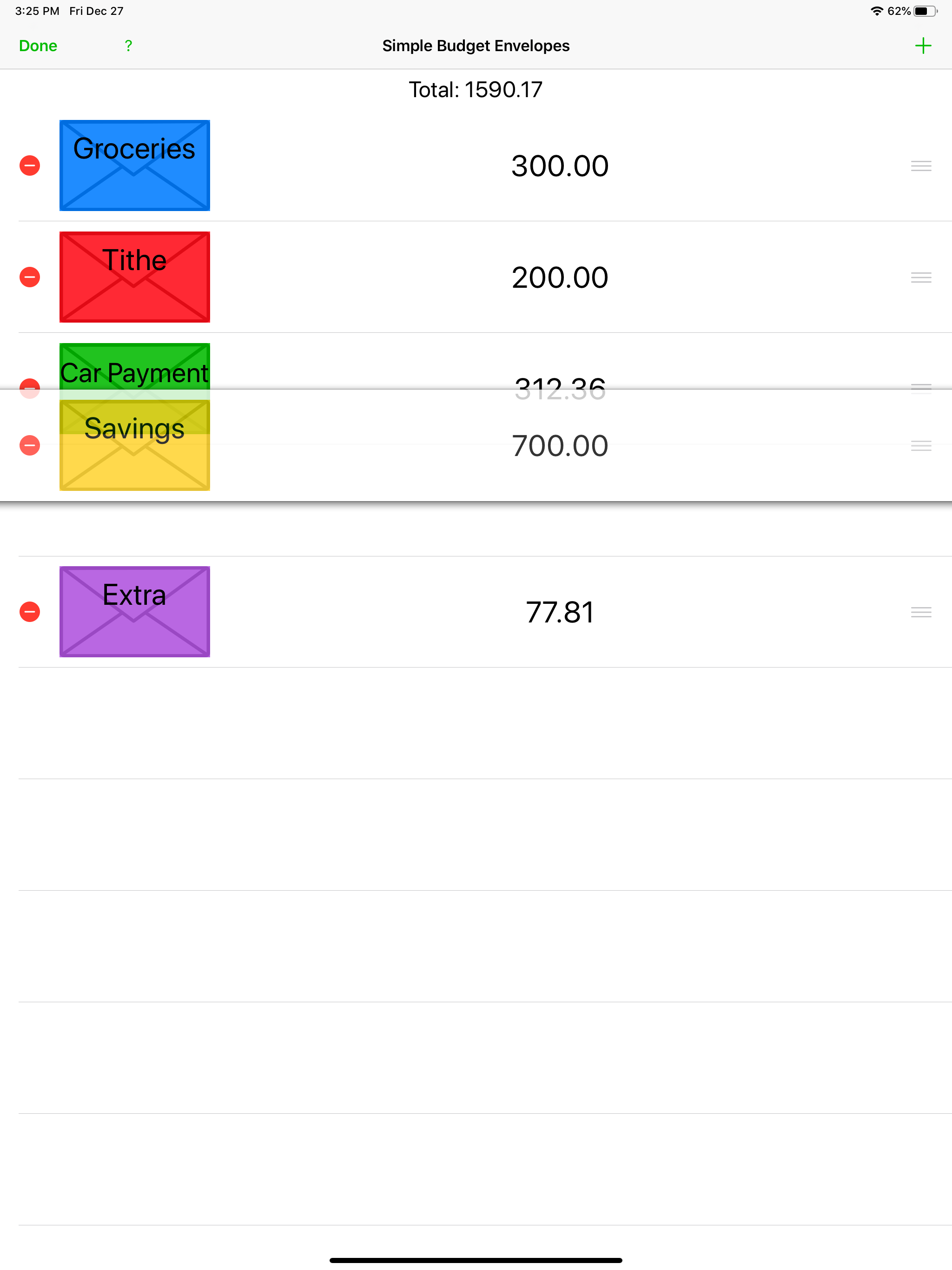 Simple Budget Envelopes screenshot 10