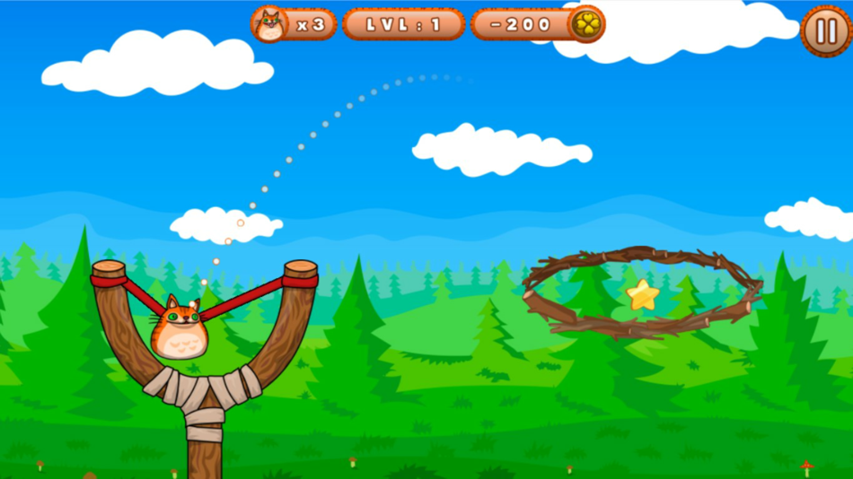 #2. Angry Cat Shoot (iOS) 由: Amornrat Tangjitsirirat
