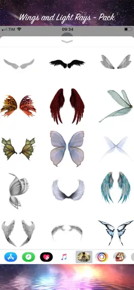 Game screenshot Wings and Light Rays - Pack hack