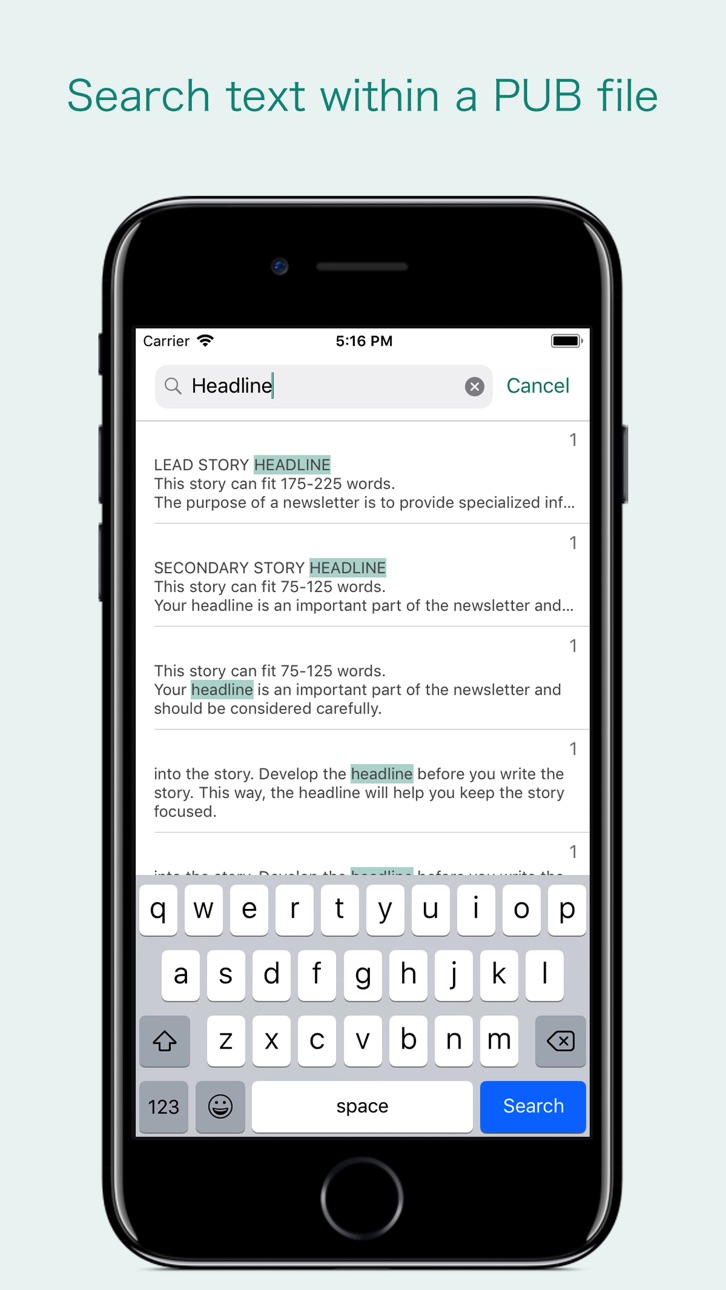 iPhone screenshot