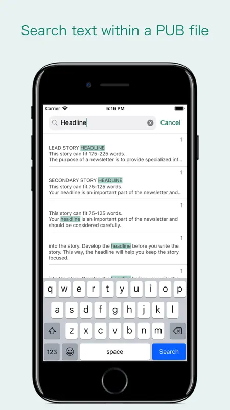 PUB Reader - for MS Publisher screenshot 2 of 5