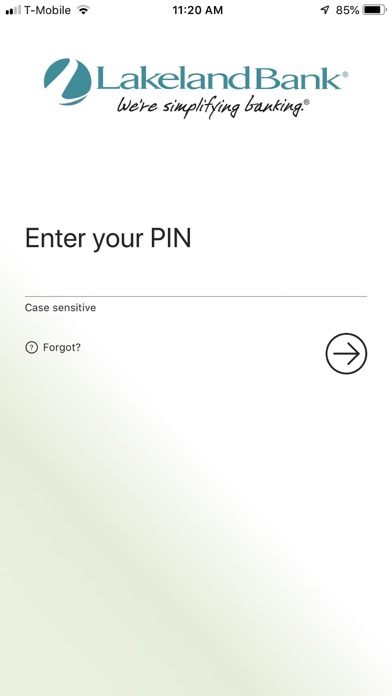 Lakeland Bank eTreasury Screenshot