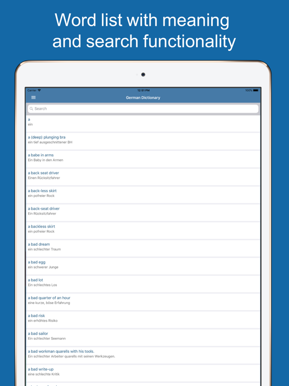 Screenshot #5 pour German Dictionary - Translator