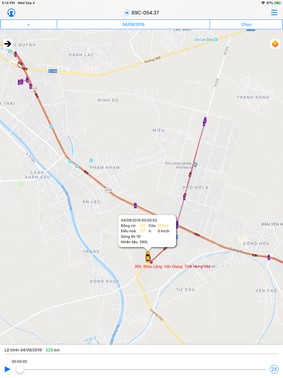 LiveGPS iPad screenshot