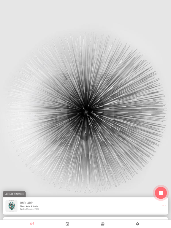 OpenLab Radio iPad screenshot 2 - Music app