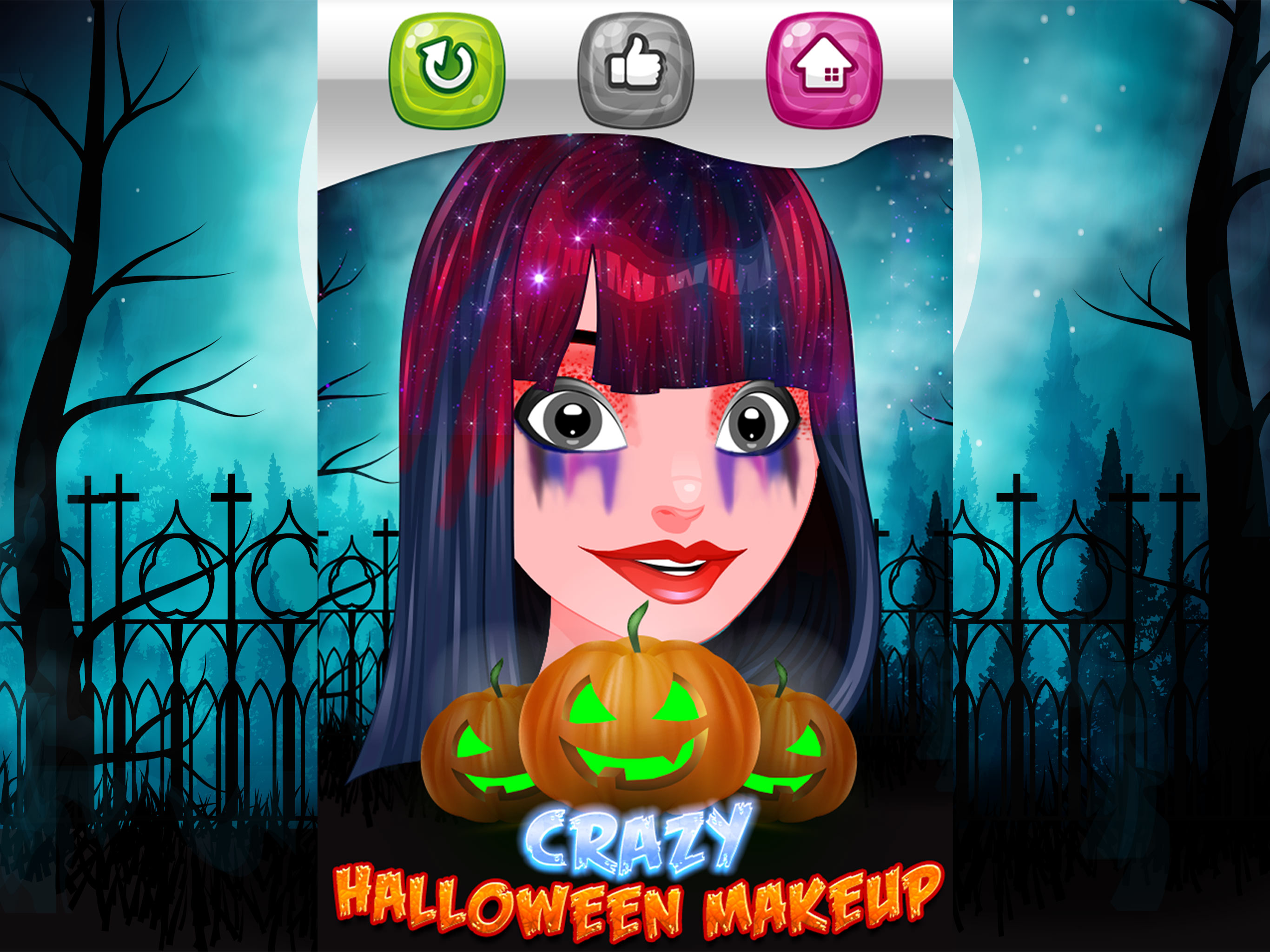 Halloween Makeup: DressUp Game screenshot 6