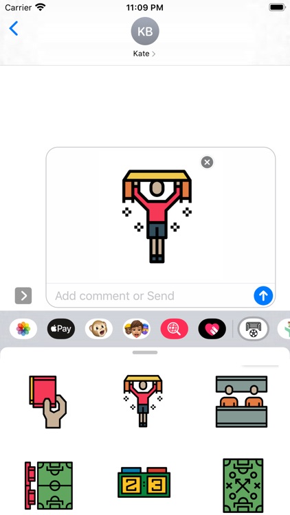 Footfield device element