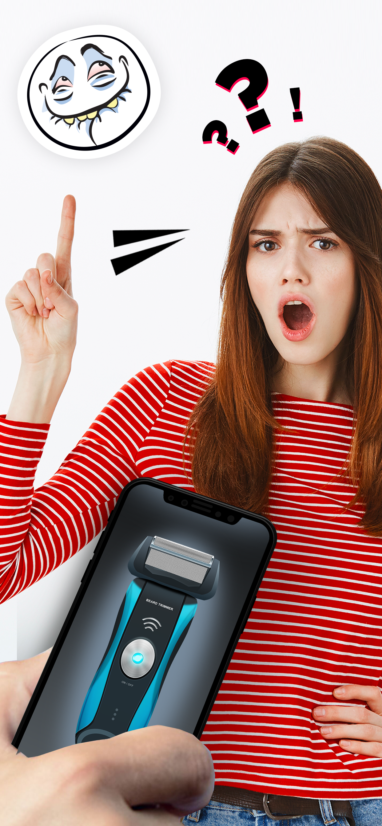 Razor Prank App Funny Clipper screenshot 3