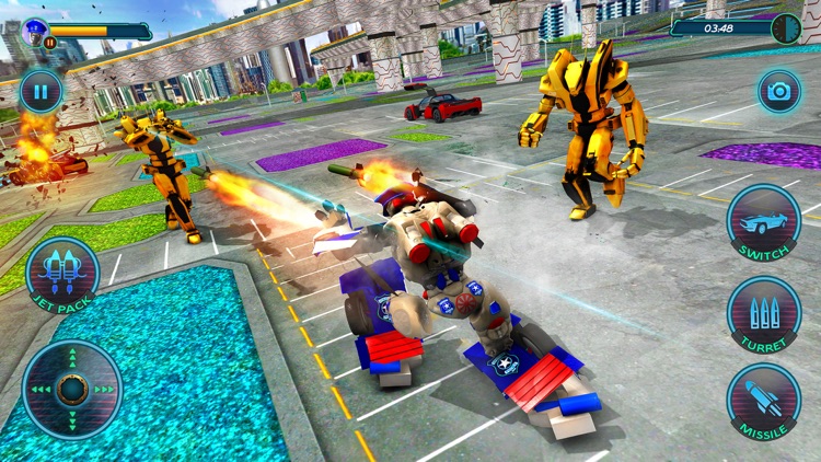 Cops Robot Battle screenshot-3