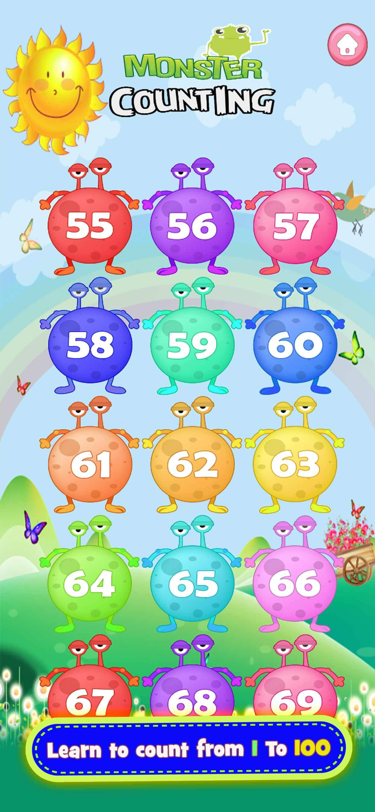 Monster Math Counting App Kids