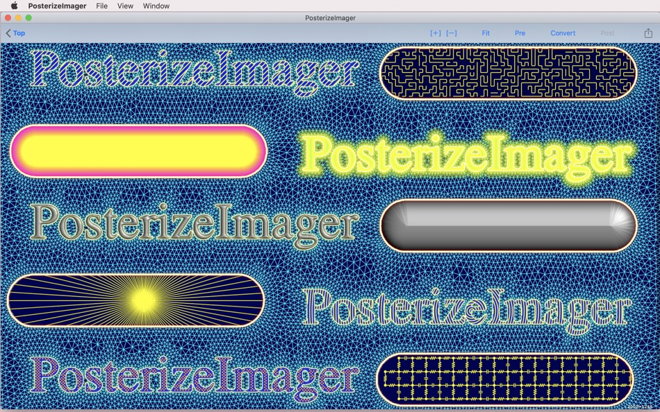 #8. PosterizeImager (macOS) 由: NOBORU IMAI