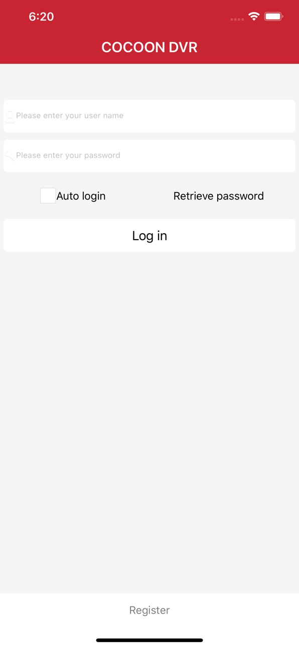 iPhone screenshot