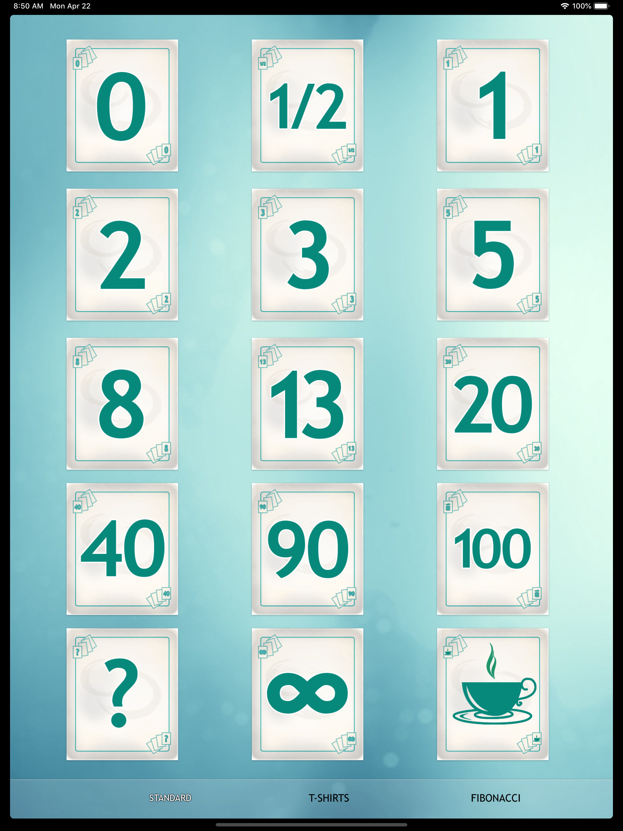 Scrum Planning Poker