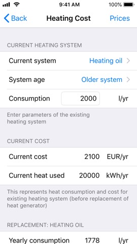 Heating Cost: compare systemsのおすすめ画像2