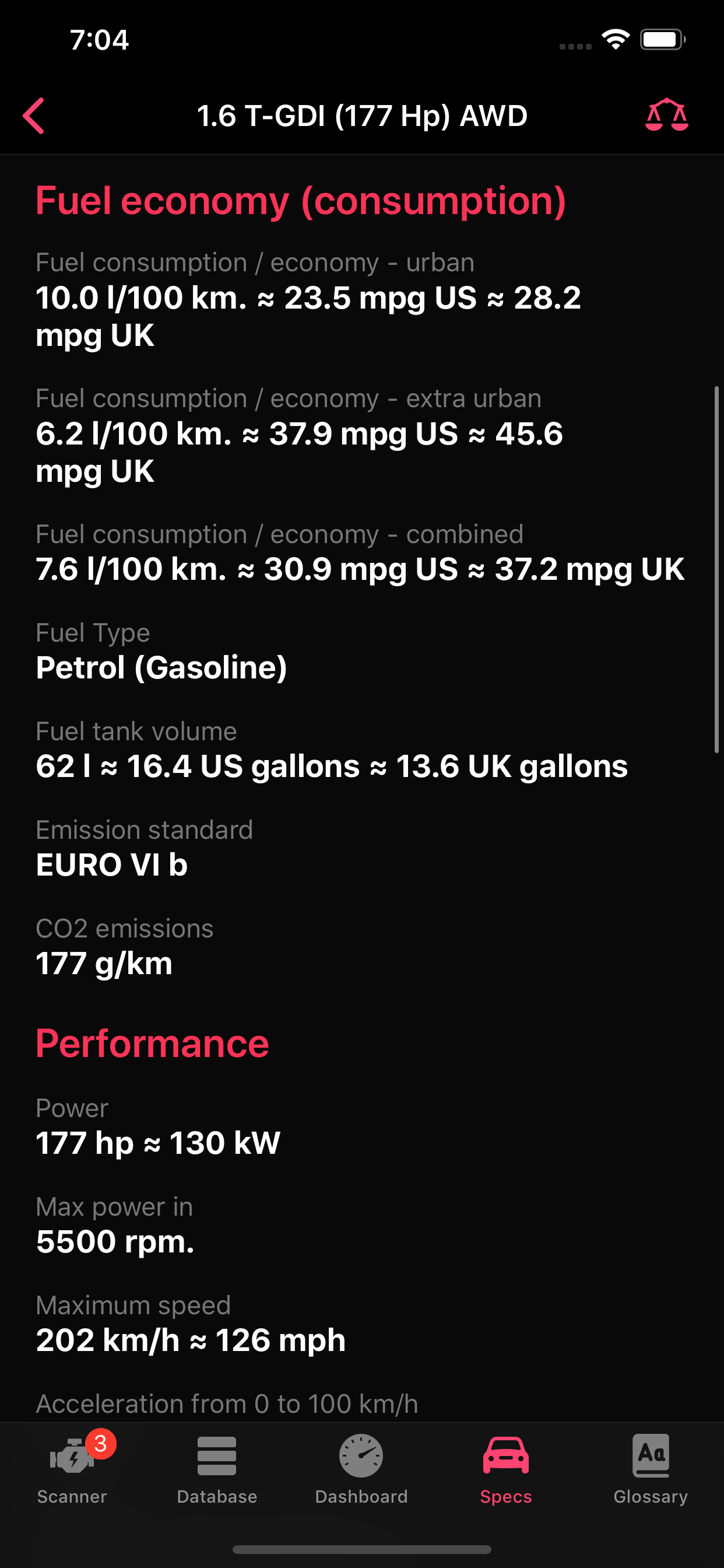 KIA OBD App screenshot 22