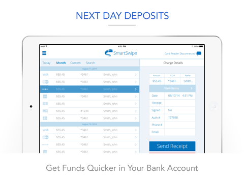 SmartSwipe Credit Card Reader screenshot 4