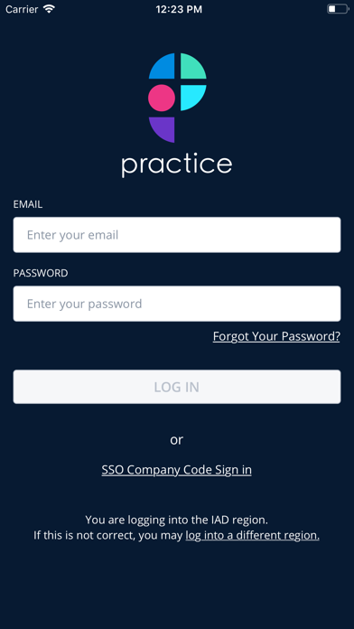 Screenshot #1 pour Practice Mobile