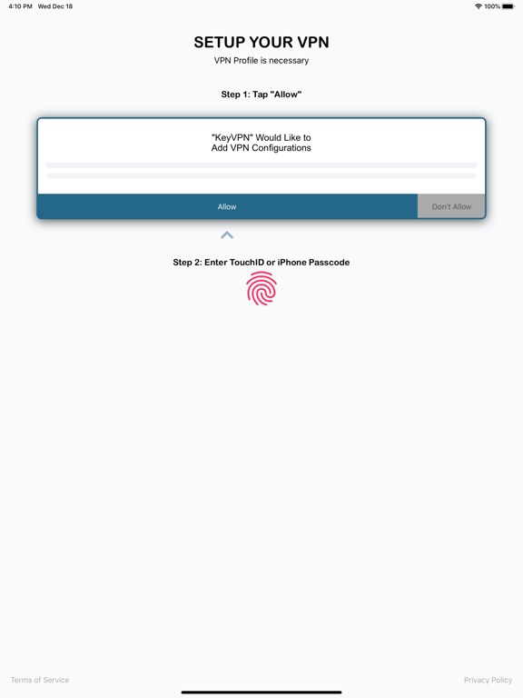 Screenshot #4 pour KeyVPN - VPN le plus rapide
