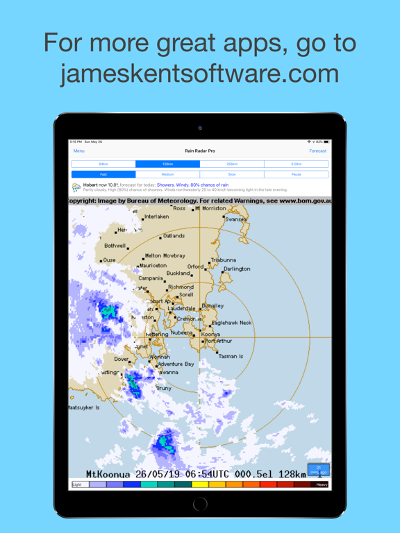 Rain Radar Lite - Aus Weather iPad screenshot 4 - Weather app