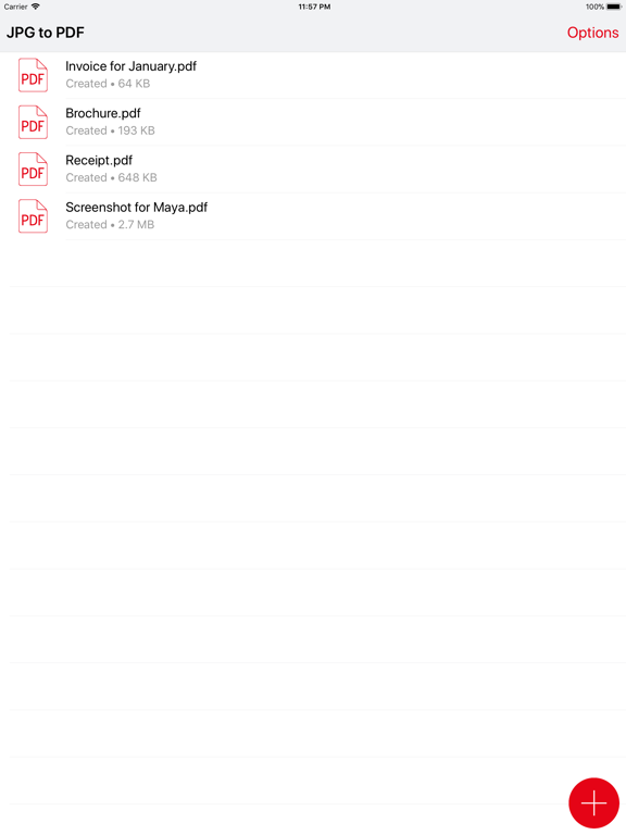 Screenshot #6 pour JPG to PDF Converter