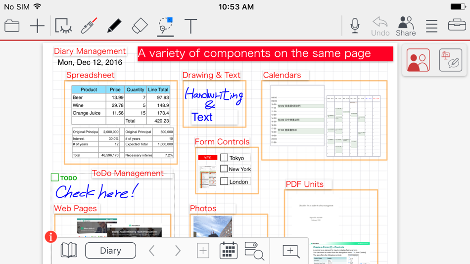 #5. GEMBA Note for Business 4 (iOS) Με: MetaMoJi Corporation