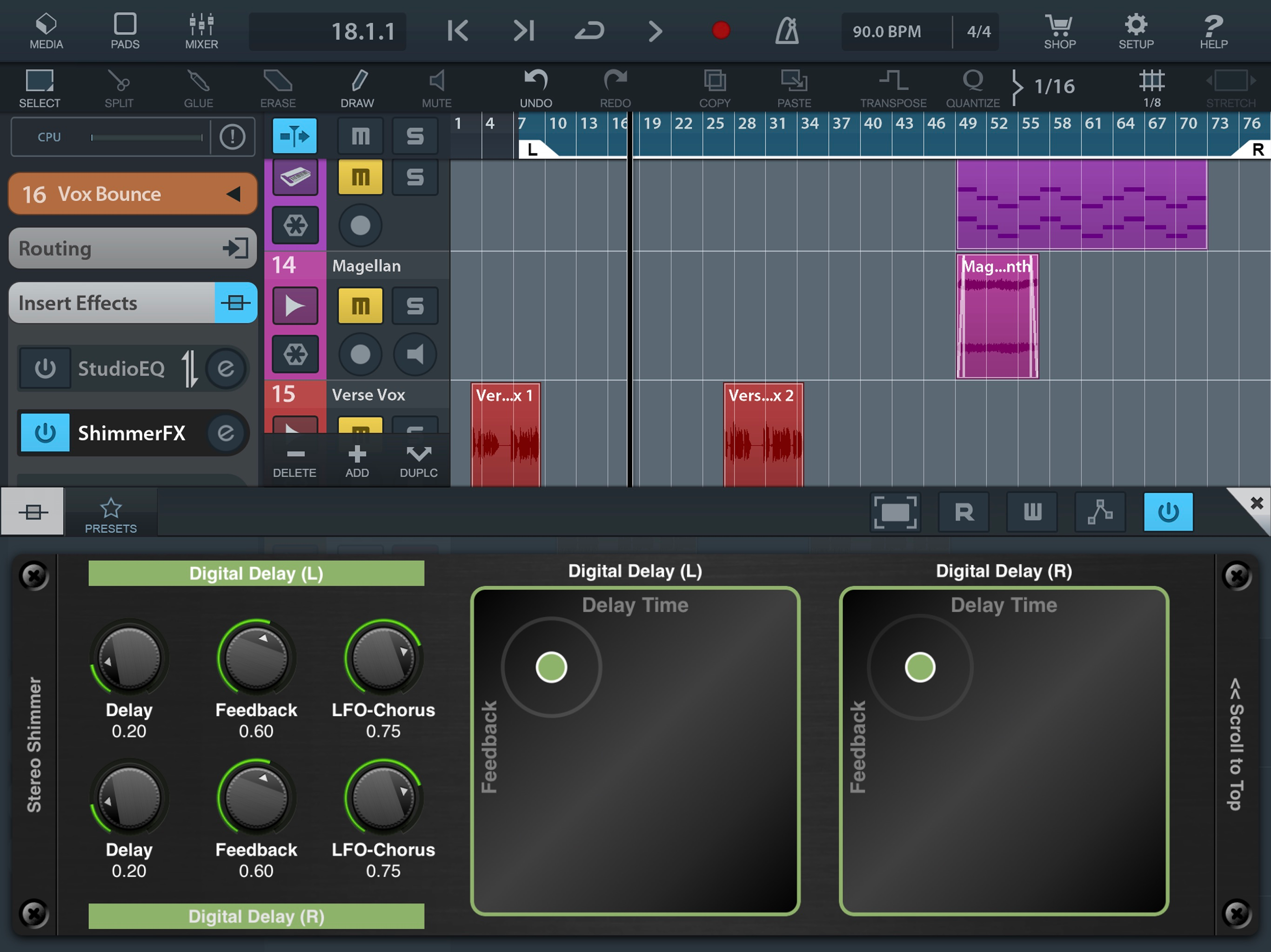 Shimmer AUv3 Audio Plugin