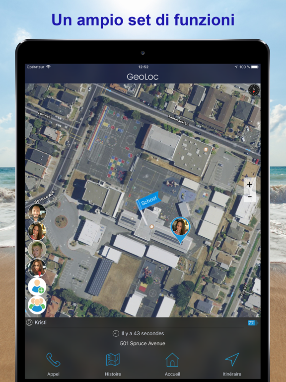 Screenshot #6 pour GeoLoc - Traqueur GPS Famille