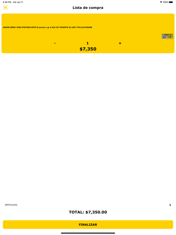 Screenshot #4 pour Tu Mercado App