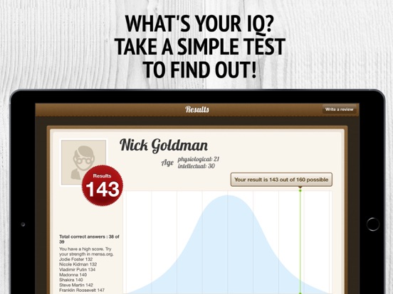 IQ Test: Brain Cognitive Games iPad app afbeelding 2