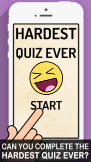 hardest quiz ever! iphone screenshot 1