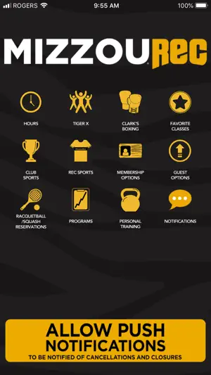MizzouRec screenshot 1