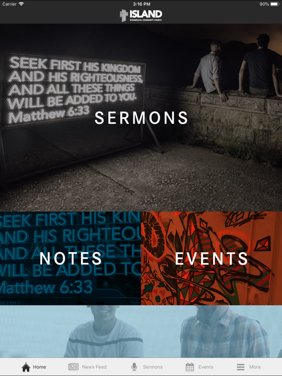 Island ECC App iPad screenshot 2 - Lifestyle app