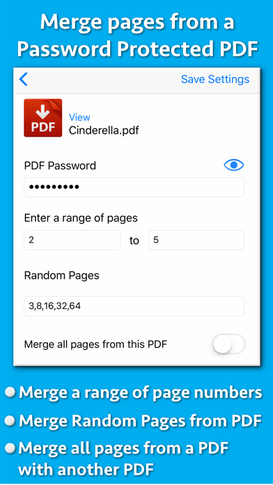 Screenshot #2 pour PDF Joiner & Merger