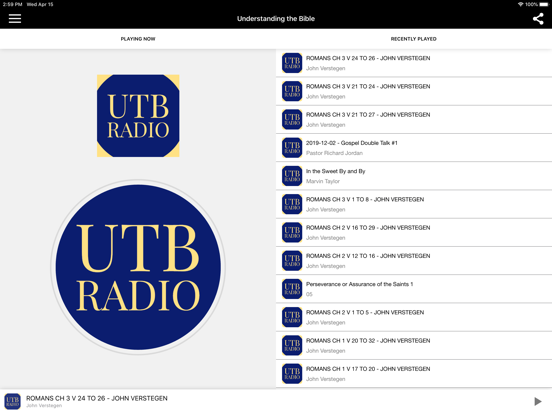 Understanding the Bible iPad screenshot 4 - Music app