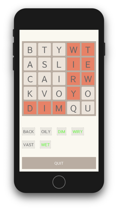 screenshot of 2P Words 5