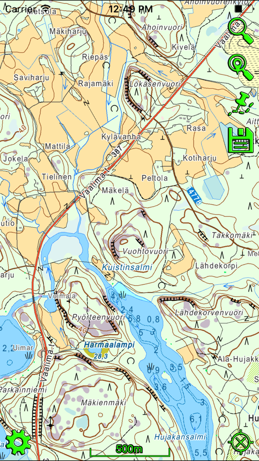 #3. Mapitare Terrain and Sea map (iOS) 由: Mapitare Oy