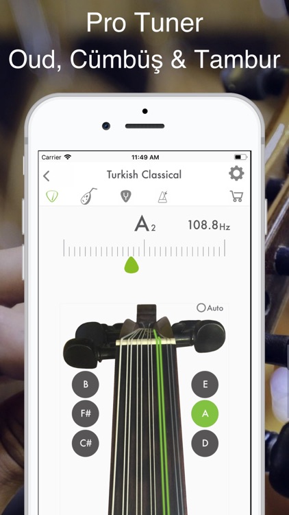 Oud, Tanbur & Cümbüş Tuner