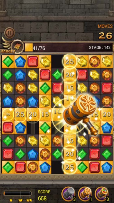 Jewels Temple Quest - Match 3 Screenshot