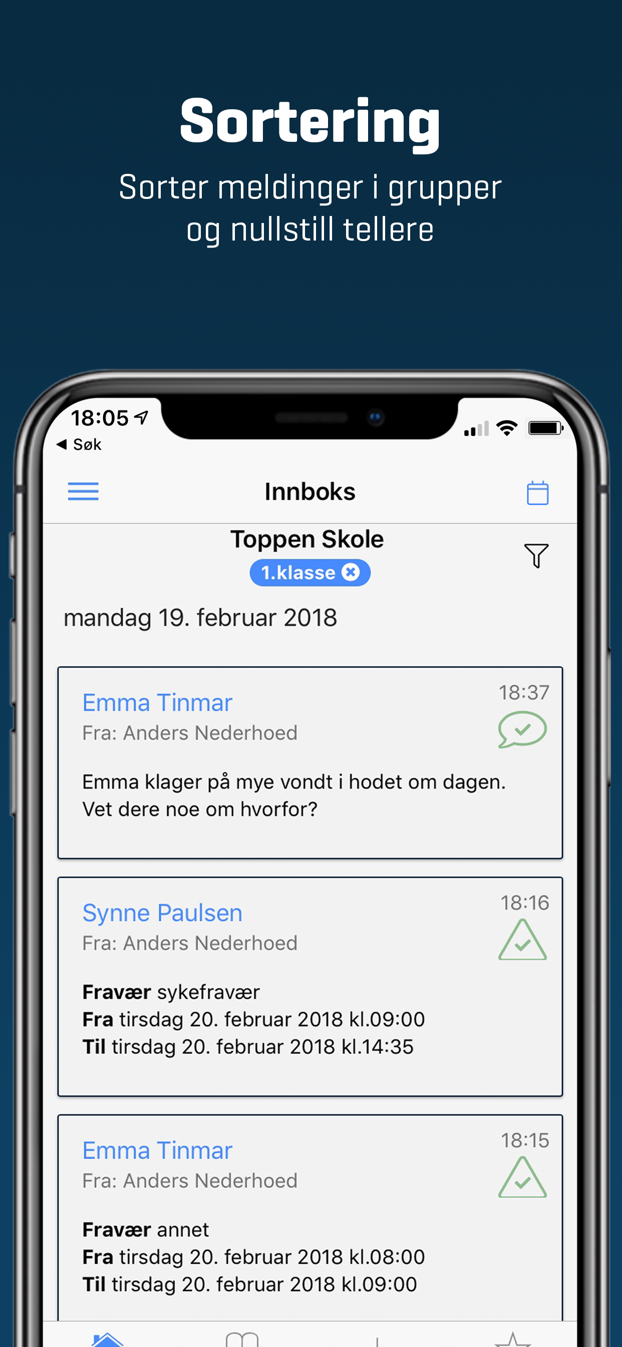 Transponder Meldingsbok