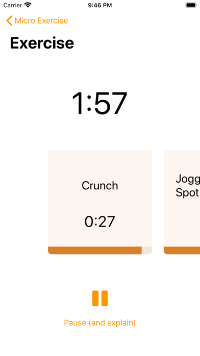 Screenshot #2 pour Micro Exercise (at home)