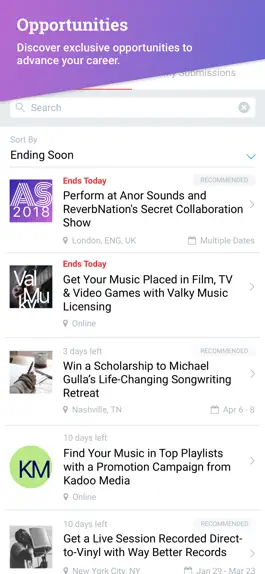 Game screenshot ReverbNation for Artists apk