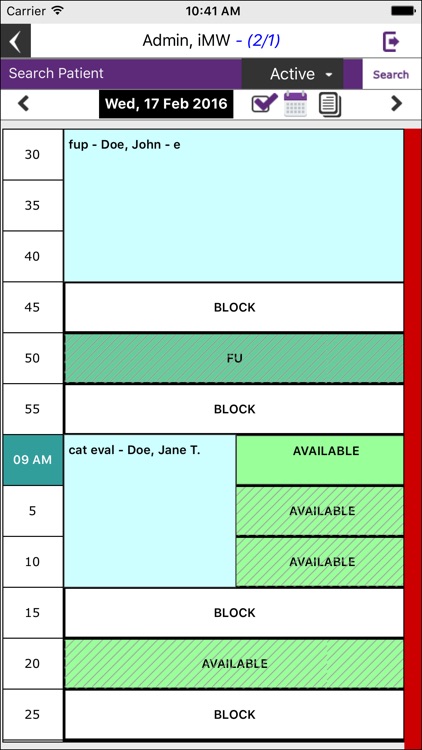 iMW Scheduler App